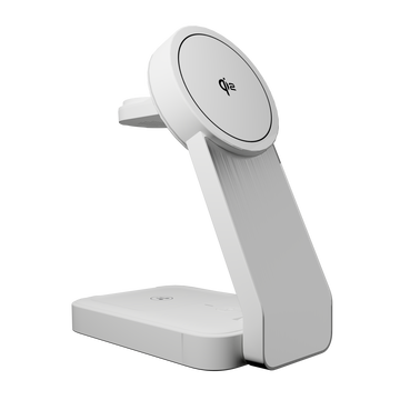 Qi2 - 3 in 1 Charging Stand w/ 3' Charging Cable