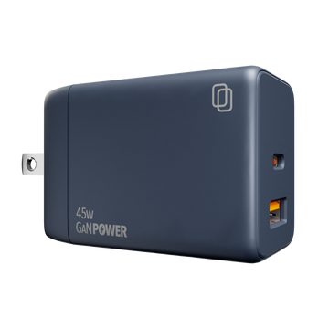 Dual Port 45W GaN Wall Charger (Type A + Type C)