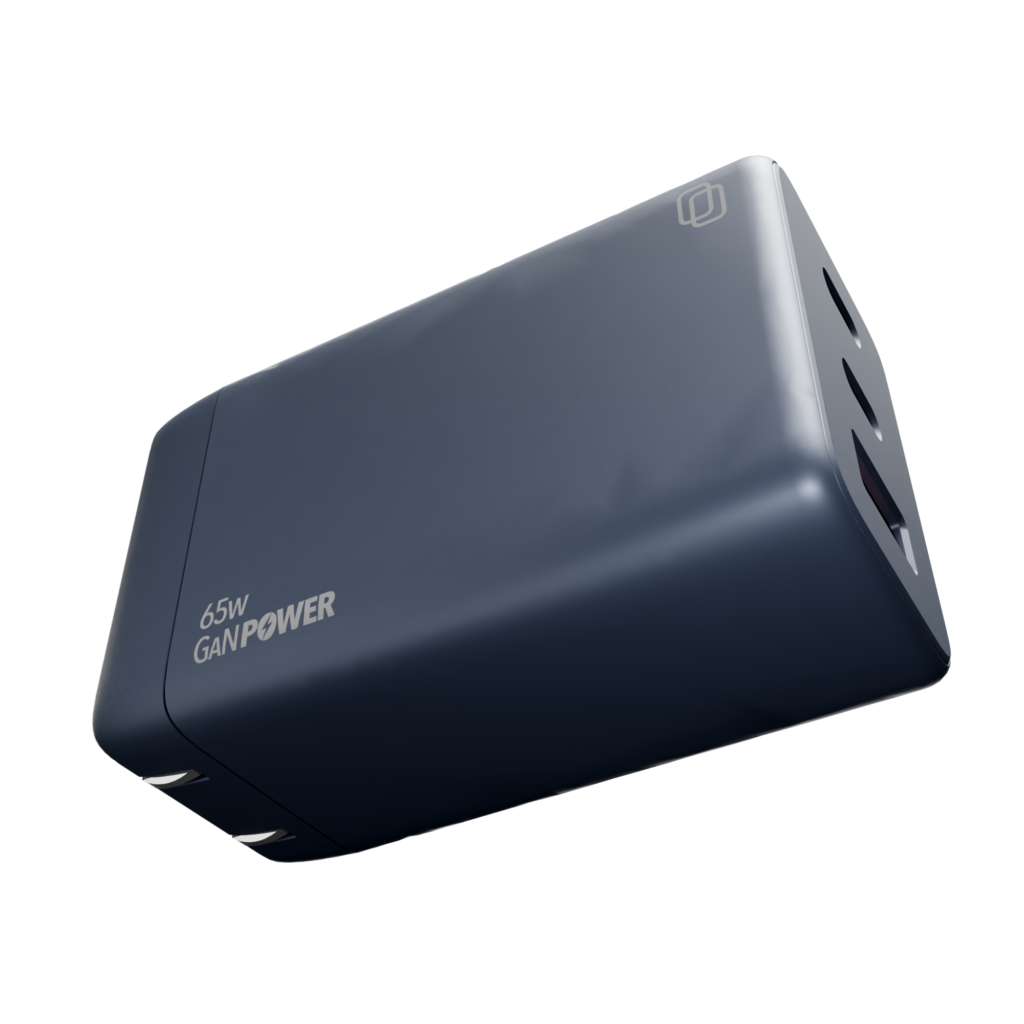 3-Port 65W GaN Wall Charger (2 Type C, 1 Type A)
