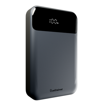 20K mAh Power Bank, 130W, 3 Ports (2 C, 1 A) &amp; Charging Cable