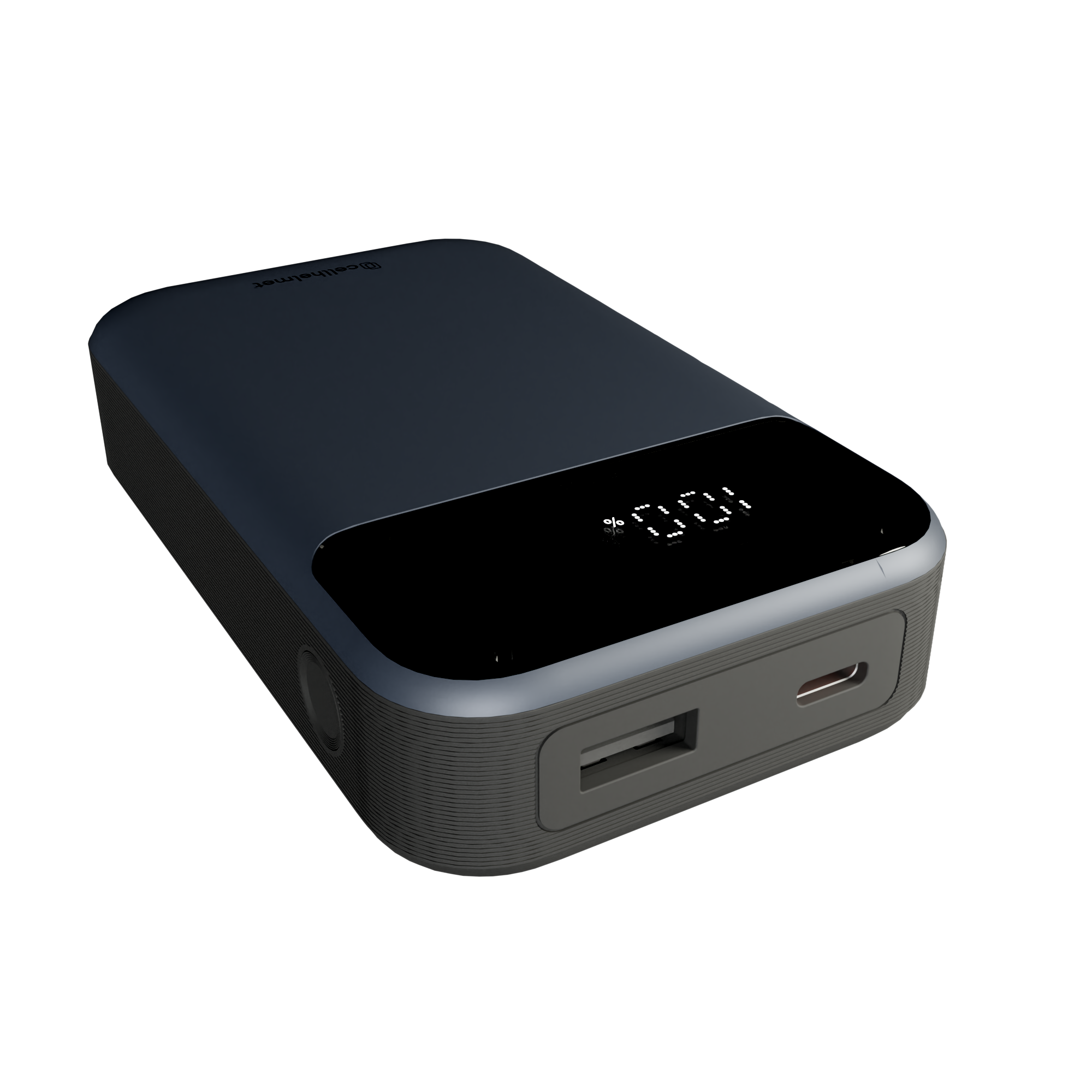 10K mAh Power Bank, 33W, 2 Ports (1 A, 1 C) & Charging Cable