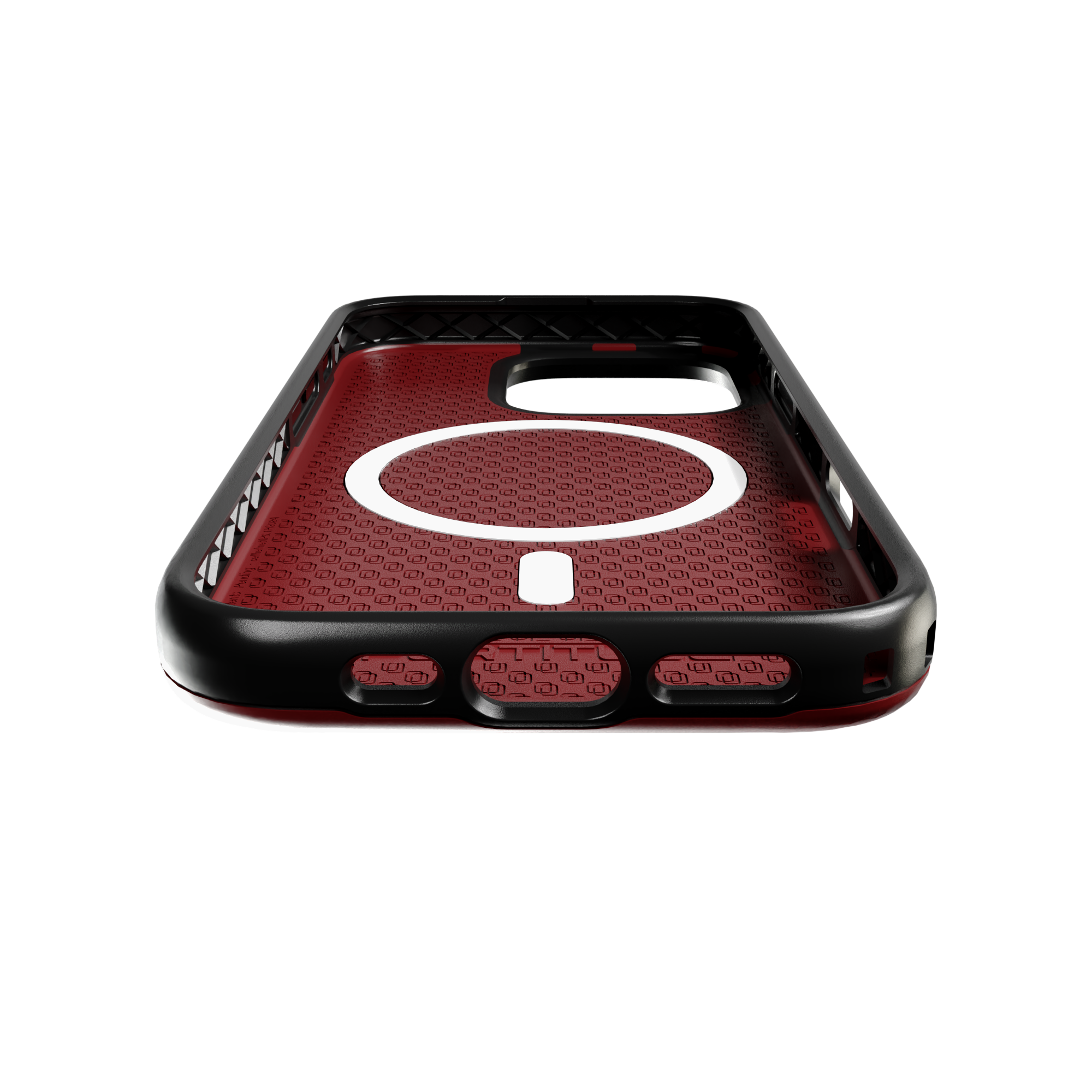 Fortitude Series - MagSafe Compatible - for iPhone 16 Pro - Lava Red