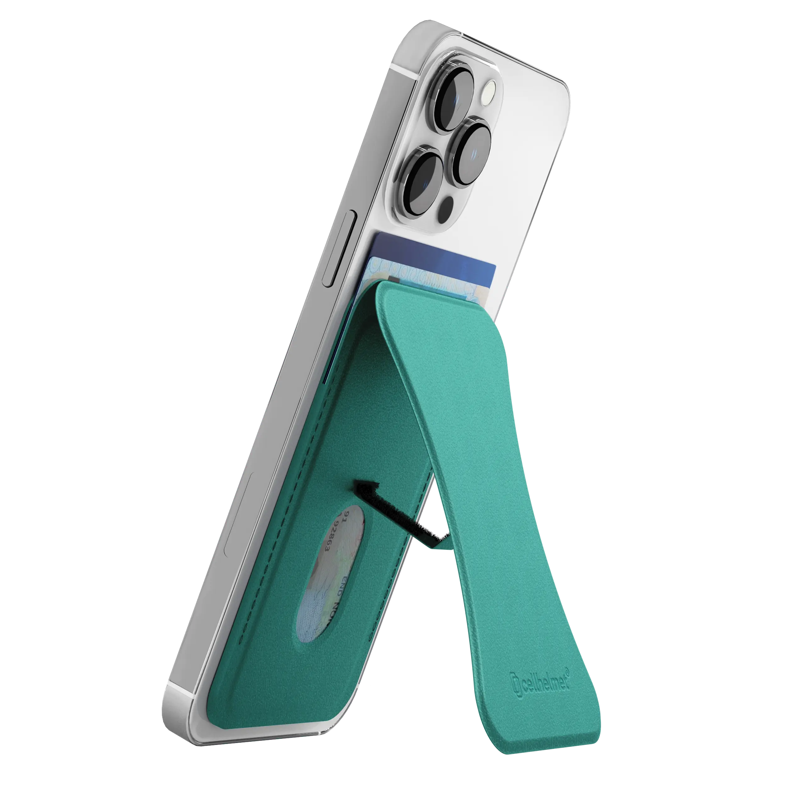 MagSafe Compatible Wallet with Kickstand - Seafoam Green