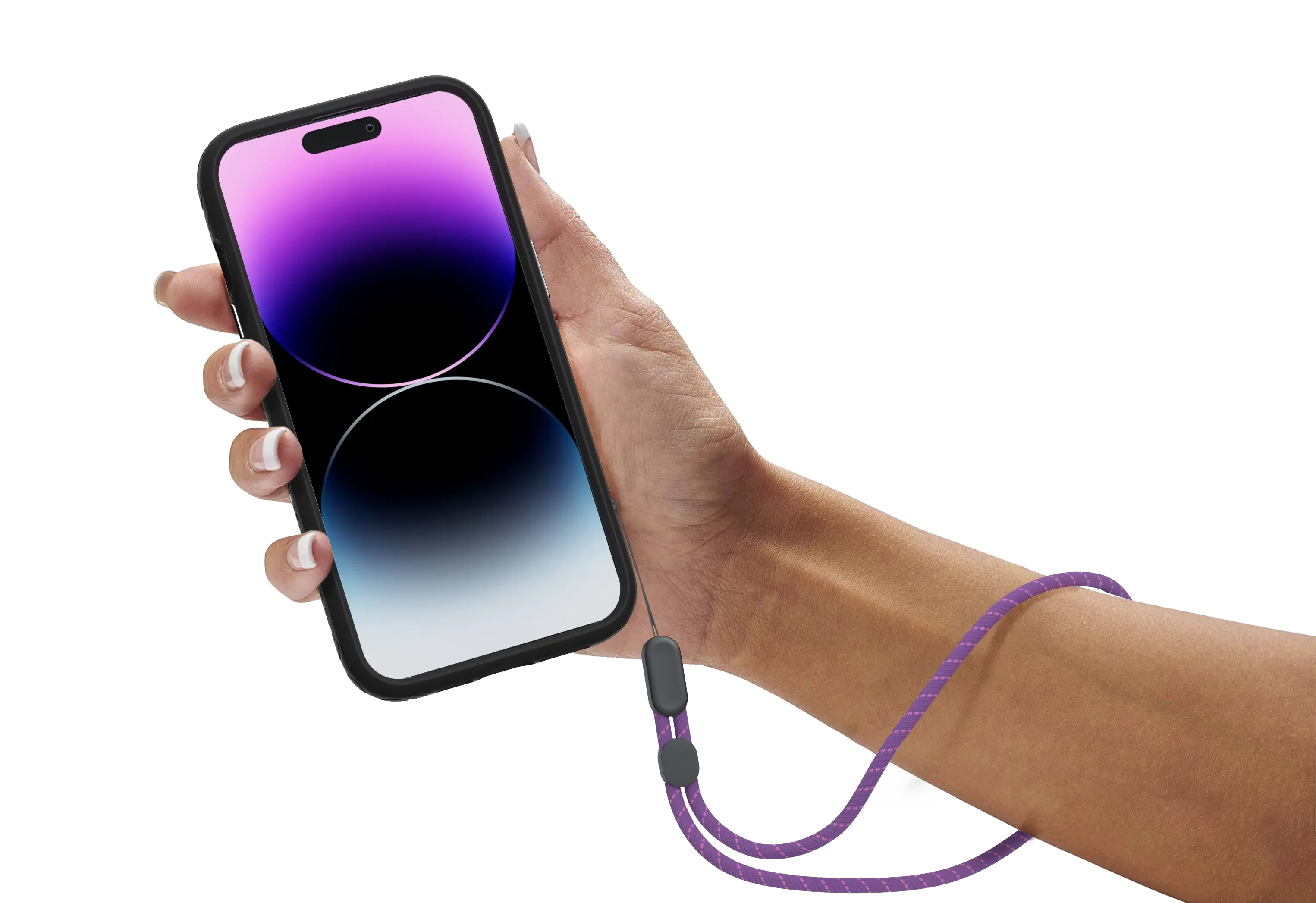 Phone Tether Strap - Lilac Blossom Purple