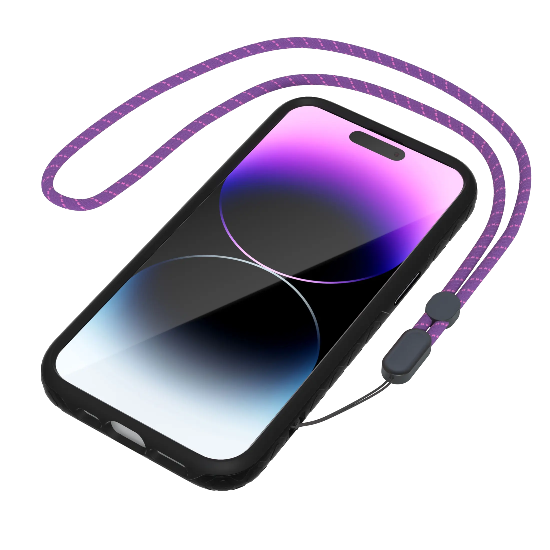 Phone Tether Strap - Lilac Blossom Purple