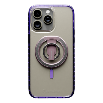 MagSafe Compatible Snap Ring Stand - Pink Glitter
