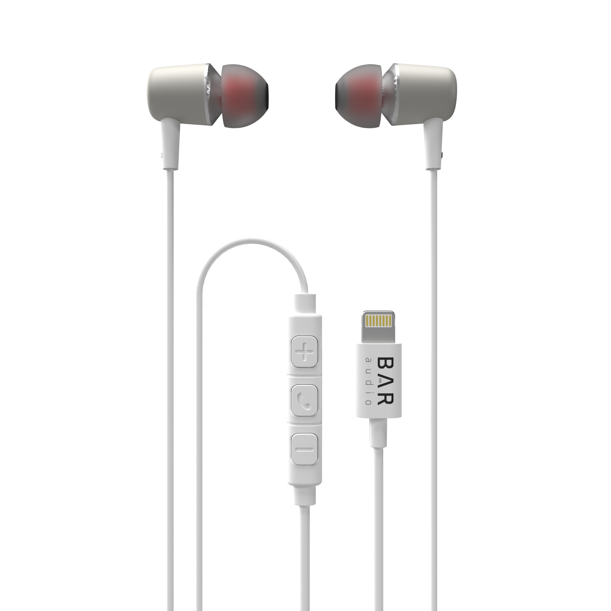 Bar Audio by cellhelmet - Lightning In-Ear Wired Headphones