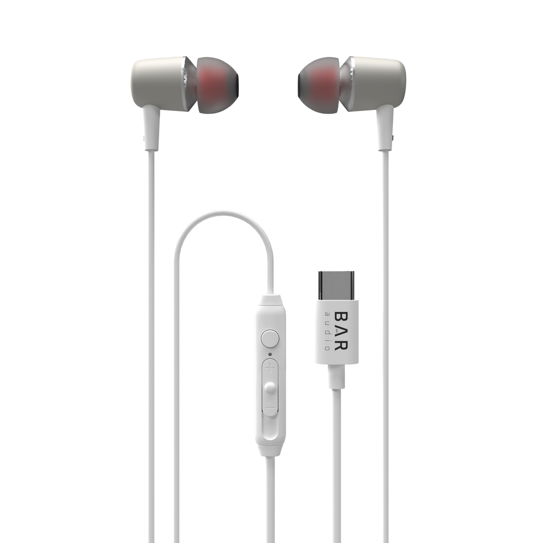 Bar Audio by cellhelmet - USB-C In-Ear Wired Headphones