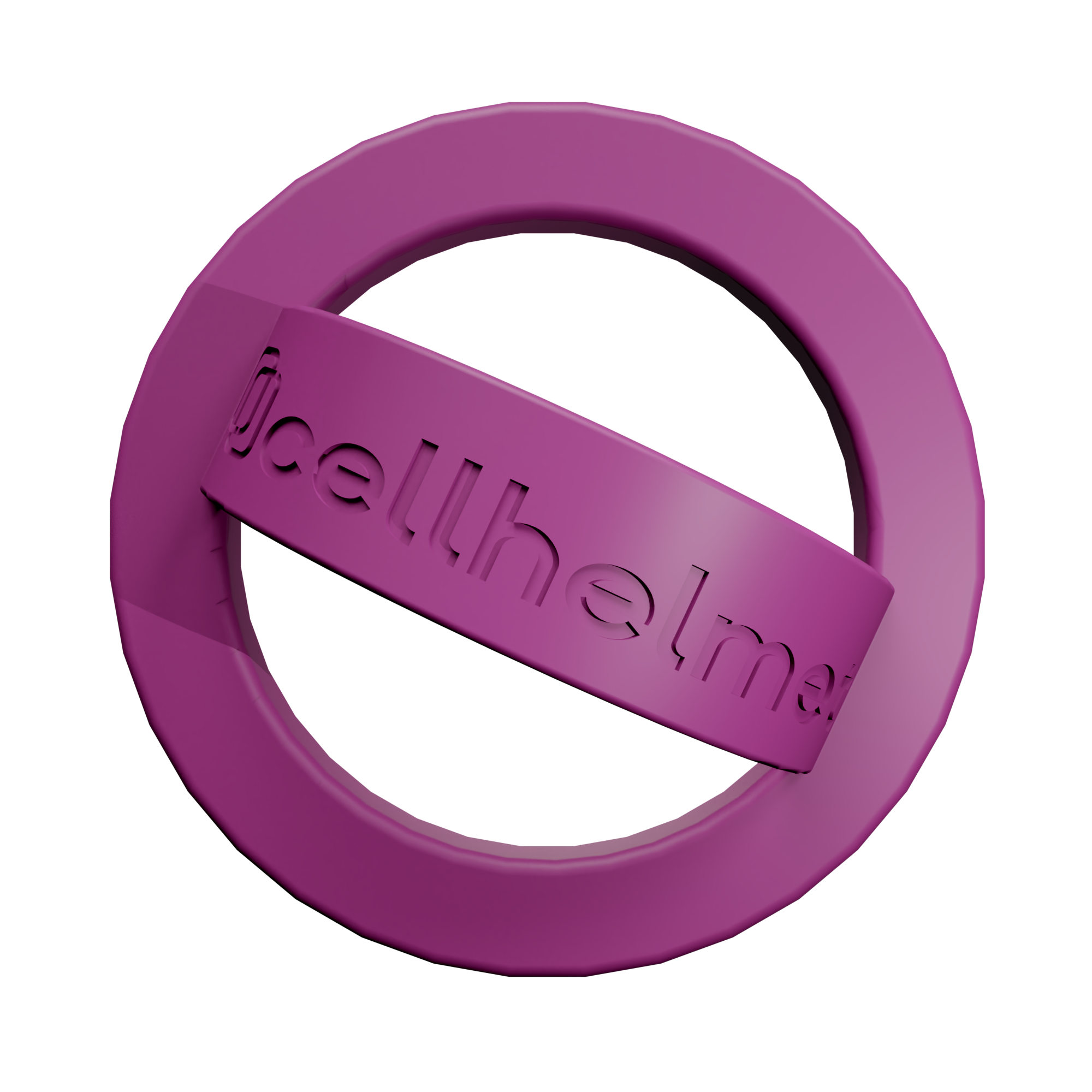 Ring Thing - MagSafe Compatible Silicone Ring - Vivid Magenta