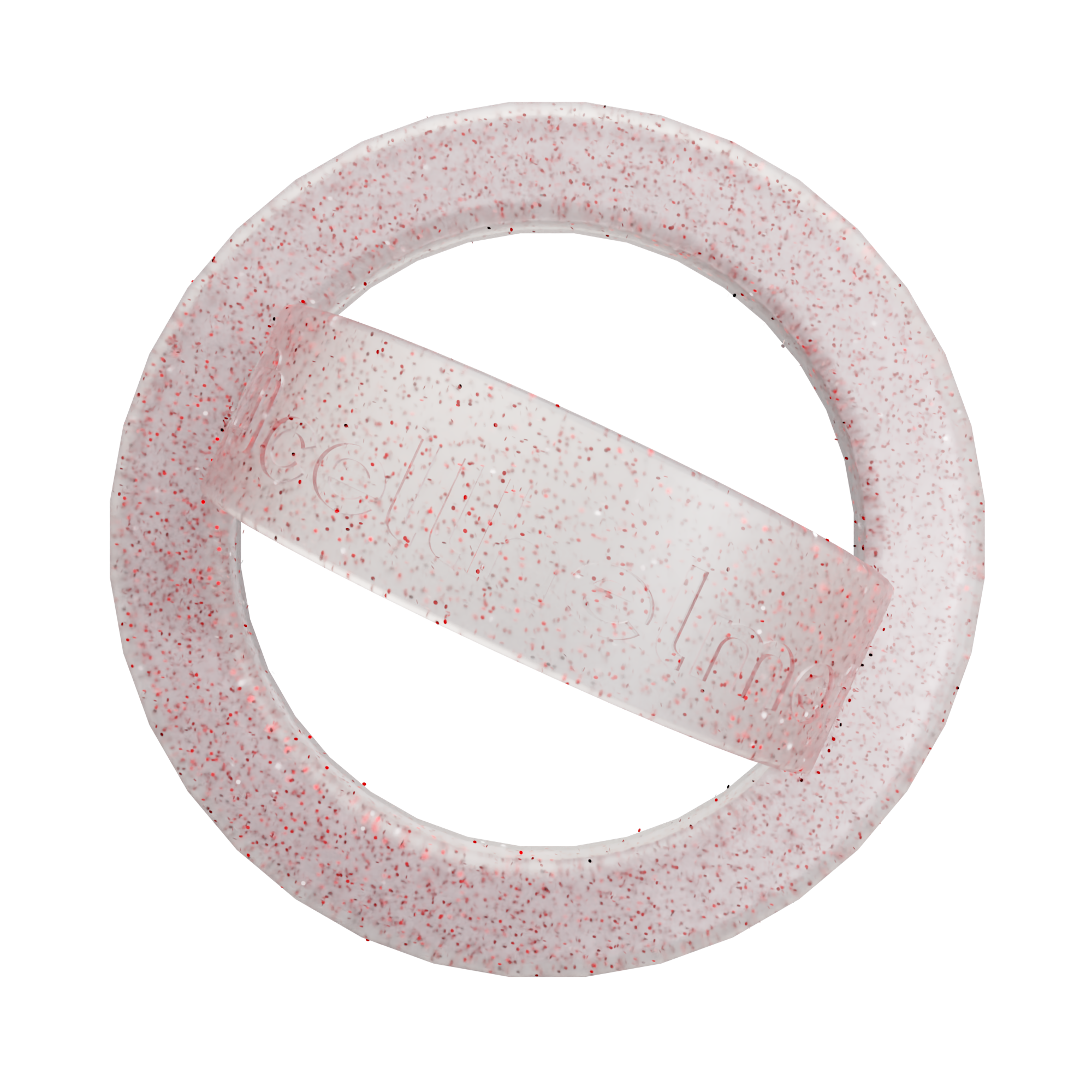 Ring Thing - MagSafe Compatible Silicone Ring - Glitter Pink