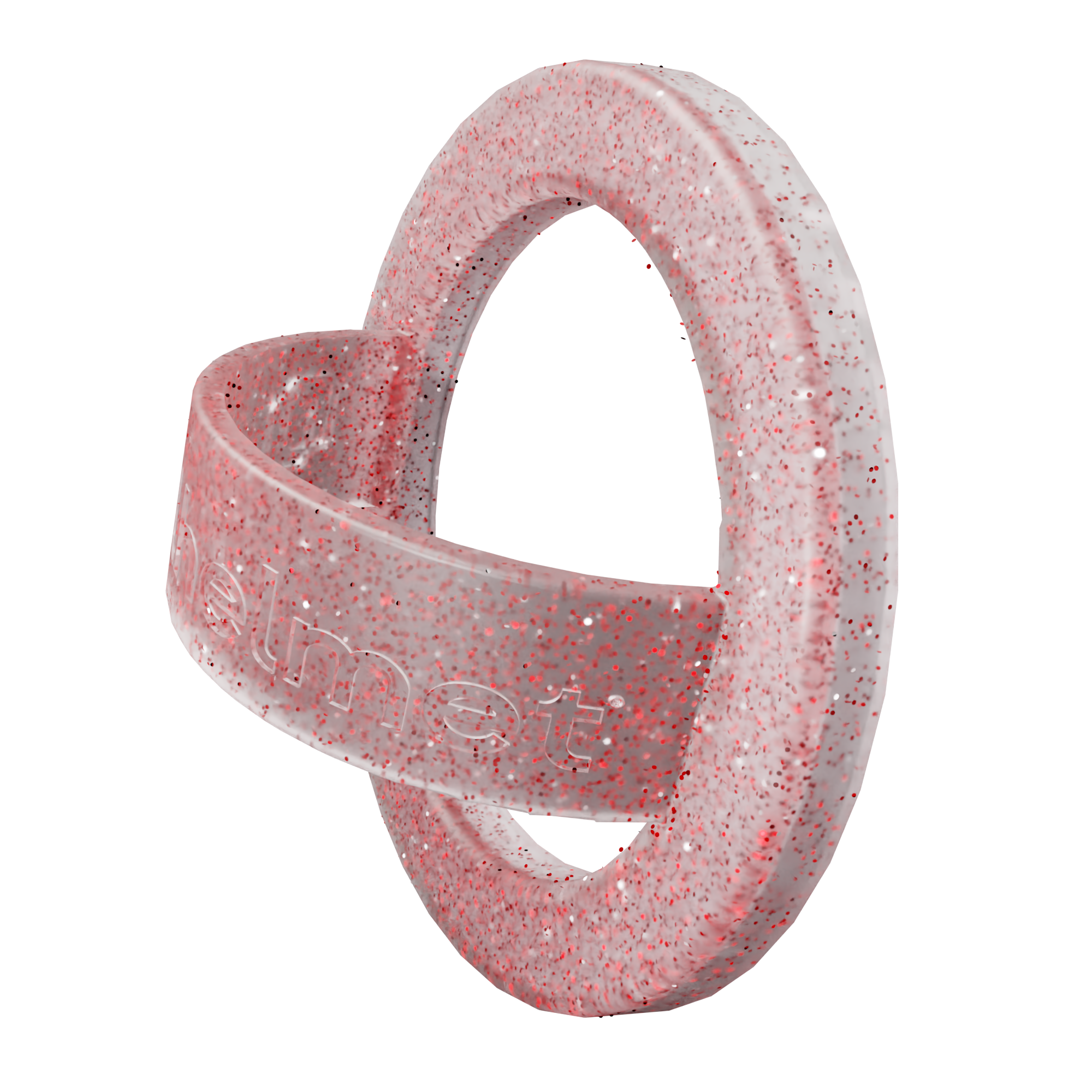 Ring Thing - MagSafe Compatible Silicone Ring - Glitter Pink