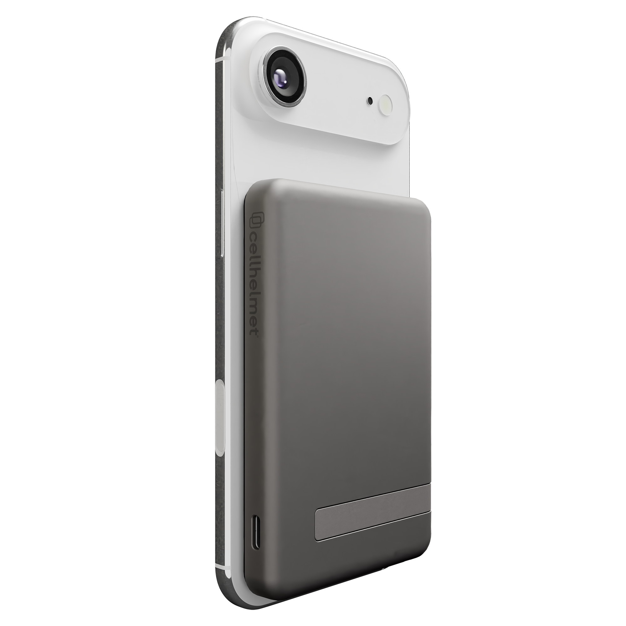 Qi2 5000 mAh 15w Wireless Power Bank + 20w PD with Kickstand