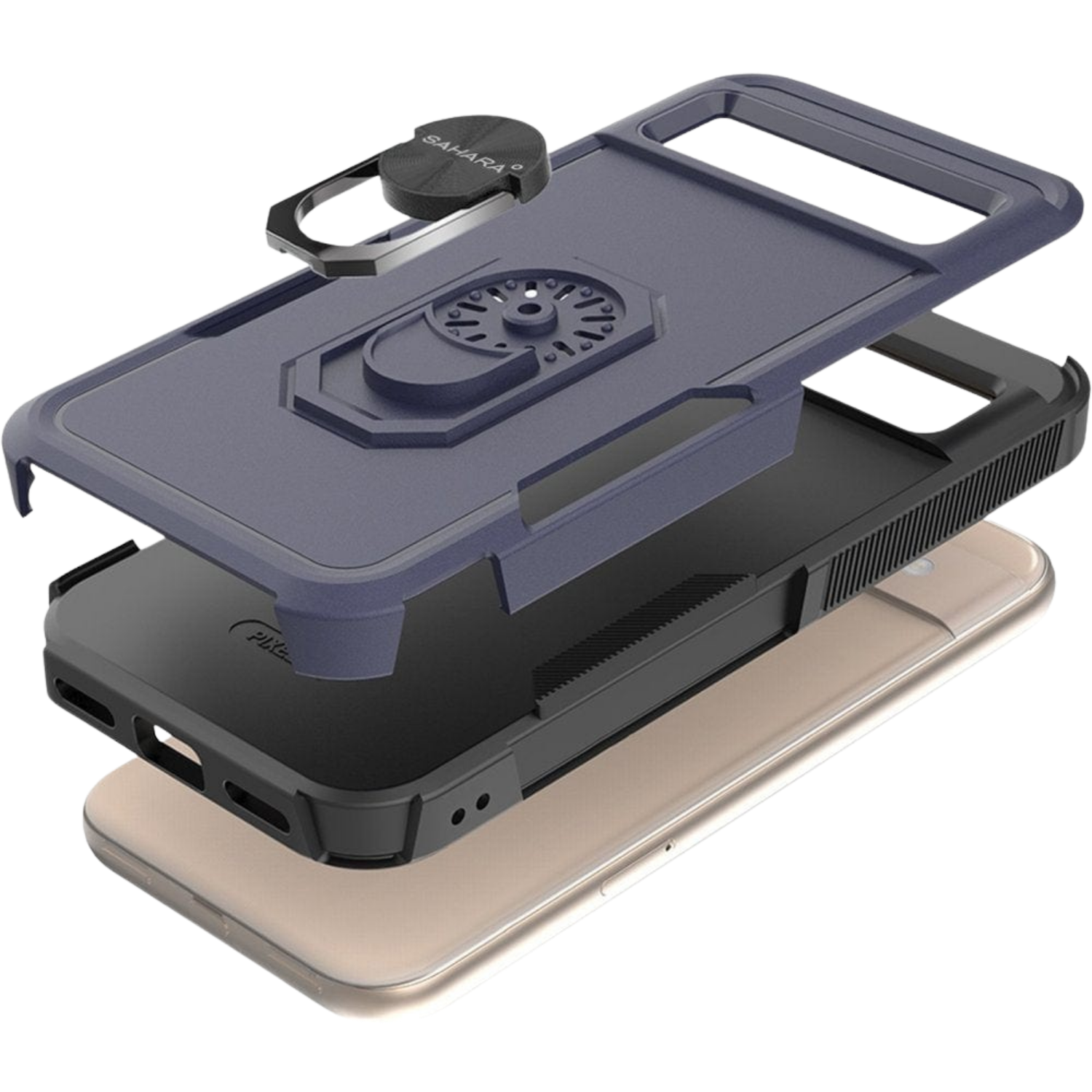 Raider Series Heavy-Duty Kickstand Case for Google Pixel 8a
