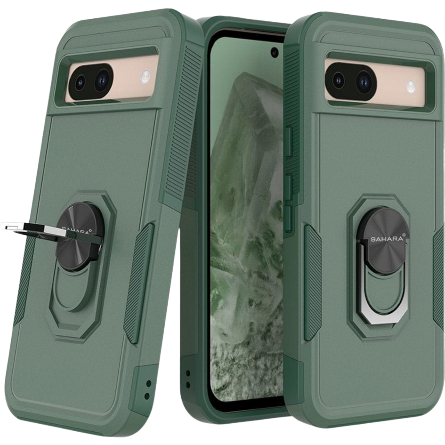 Raider Series Heavy-Duty Kickstand Case for Google Pixel 8a
