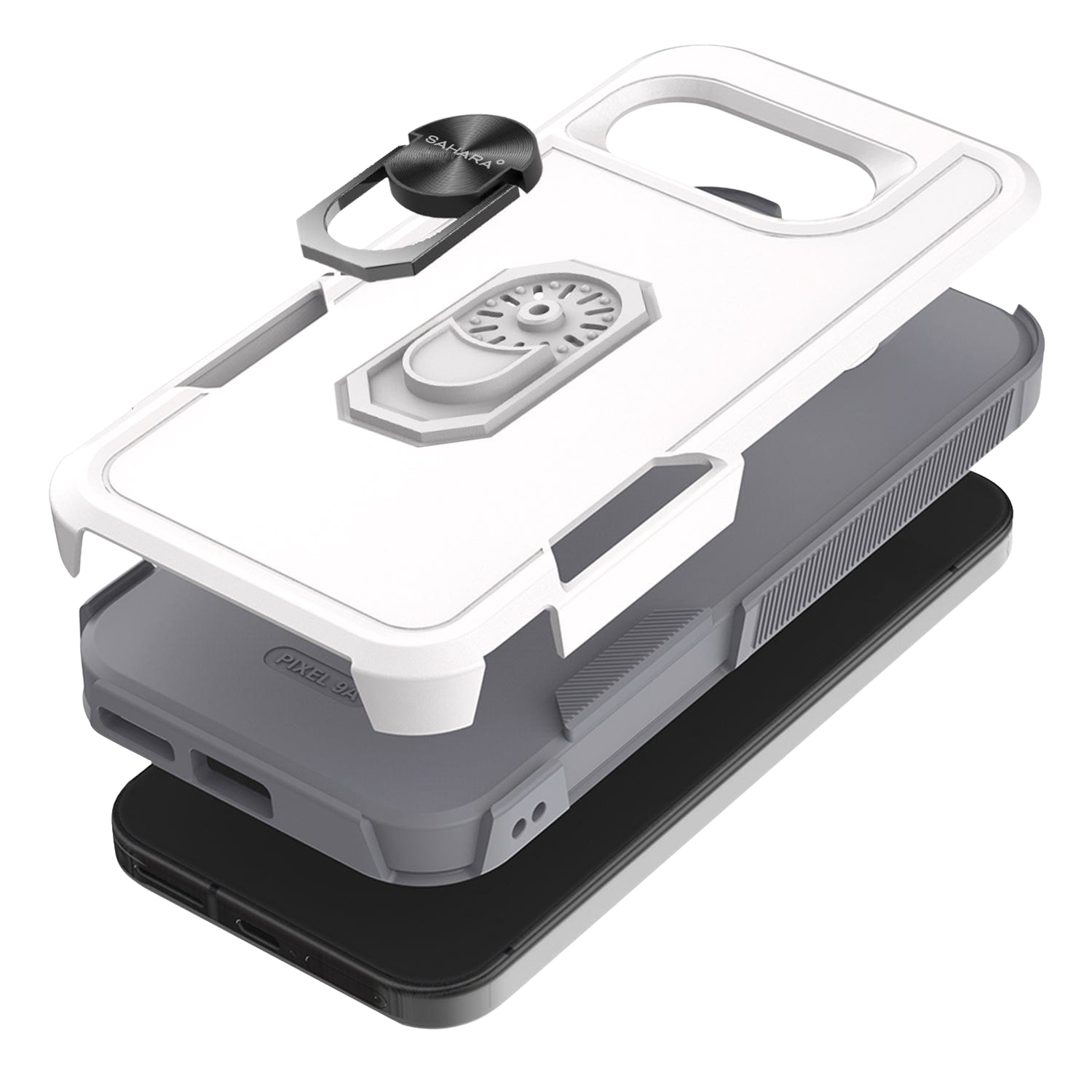 Raider Series Heavy-Duty Kickstand Case for Google Pixel 9a