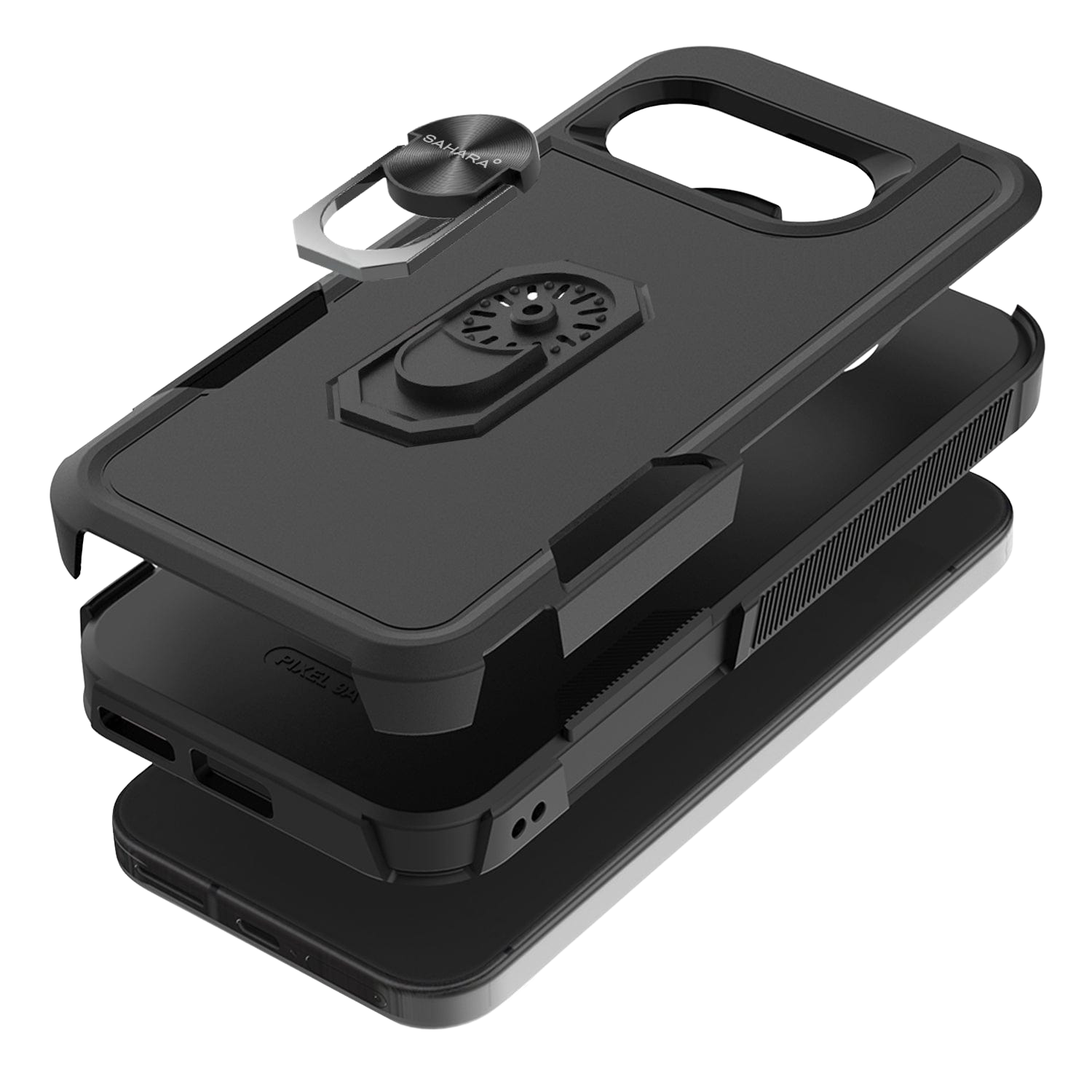 Raider Series Heavy-Duty Kickstand Case for Google Pixel 9a