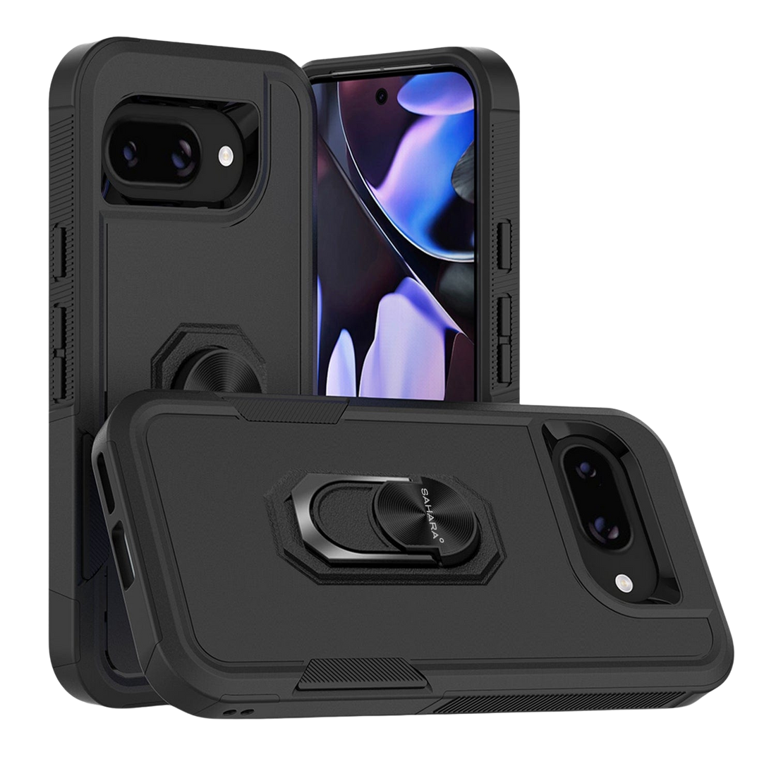 Raider Series Heavy-Duty Kickstand Case for Google Pixel 9a