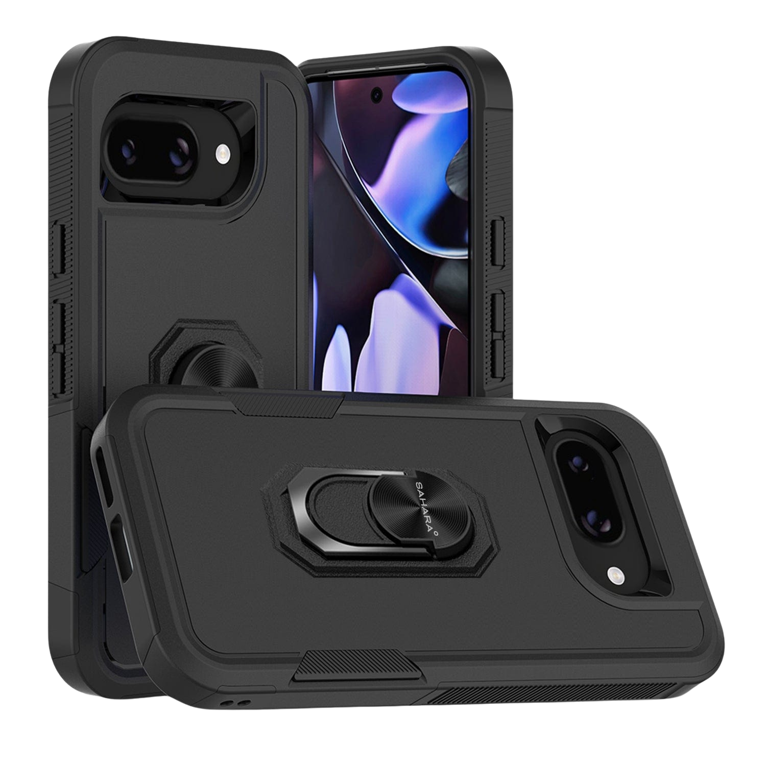 Raider Series Heavy-Duty Kickstand Case for Google Pixel 9a