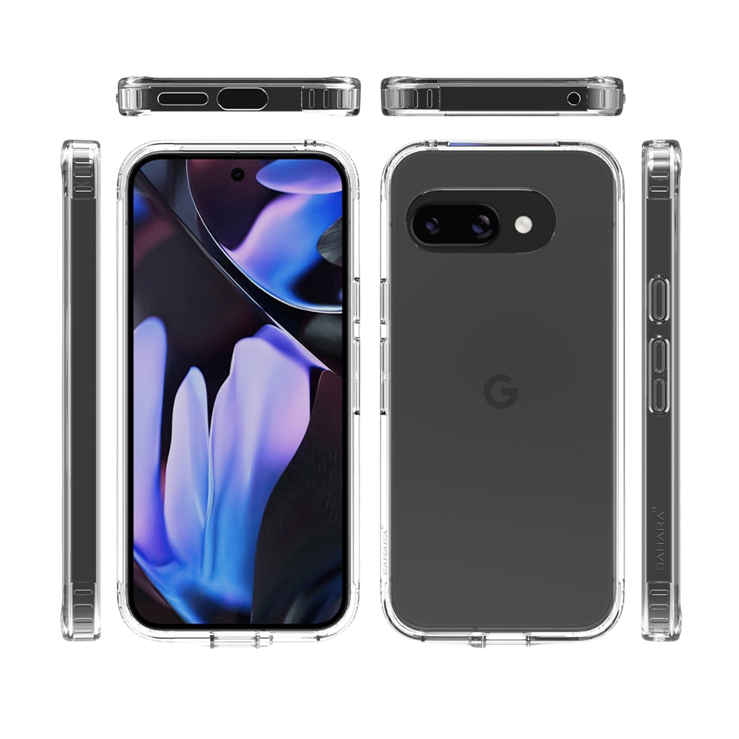 Venture Series Hard Shell Clear Case for Google Pixel 9a