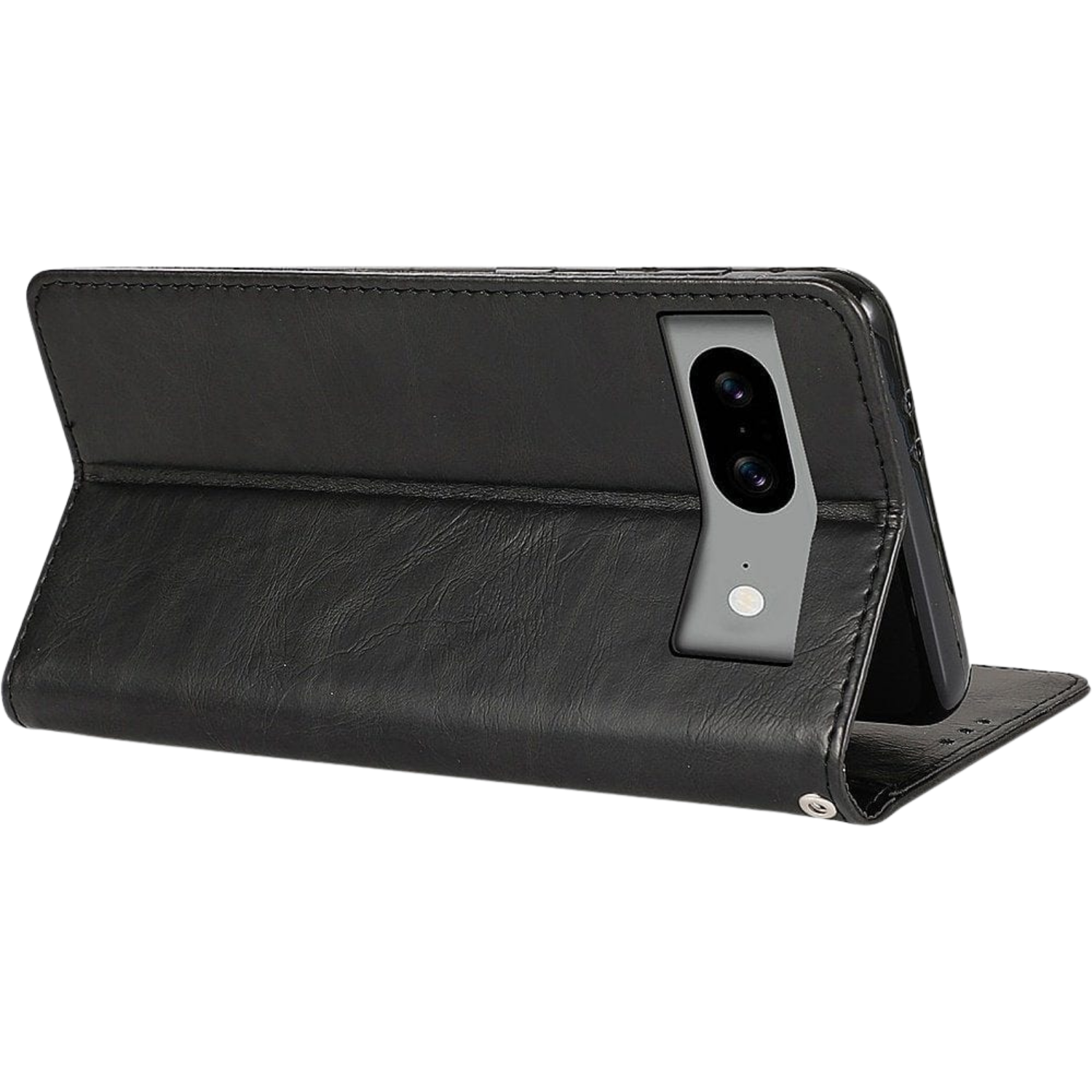 Indy Series Genuine Leather Folio Wallet Case for Google Pixel 8