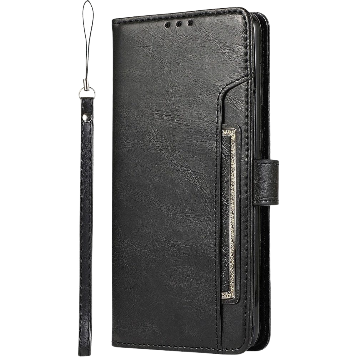 Indy Series Genuine Leather Folio Wallet Case for Google Pixel 8