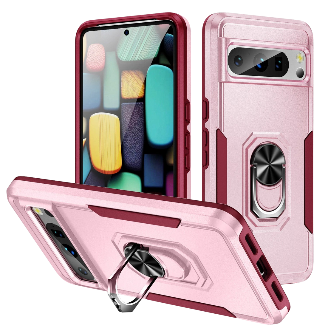 Raider Series Heavy-Duty Kickstand Case for Google Pixel 8 Pro