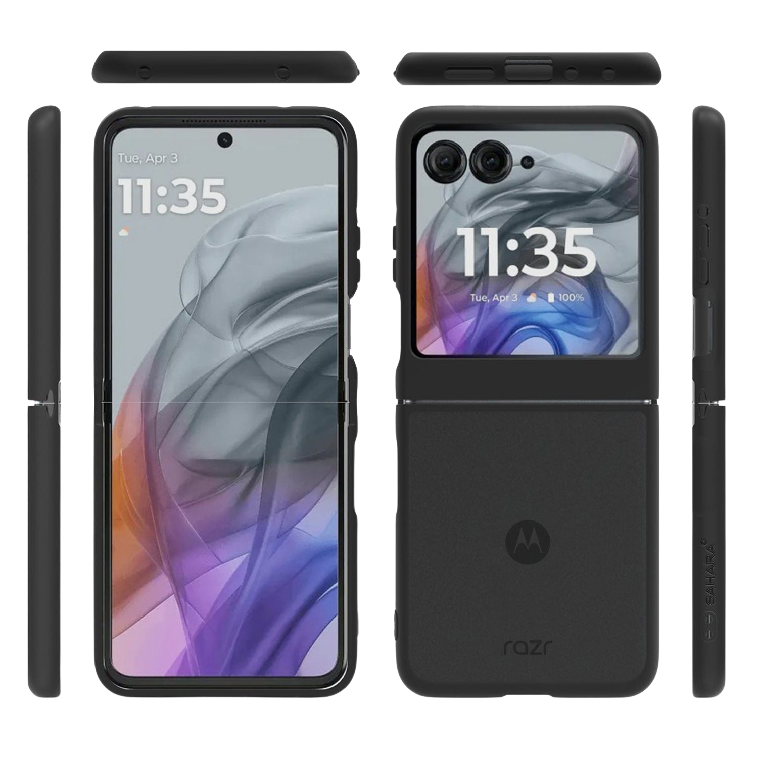 Venture Series Slim Matte Transparent Case for motorola razr (2025/2026)