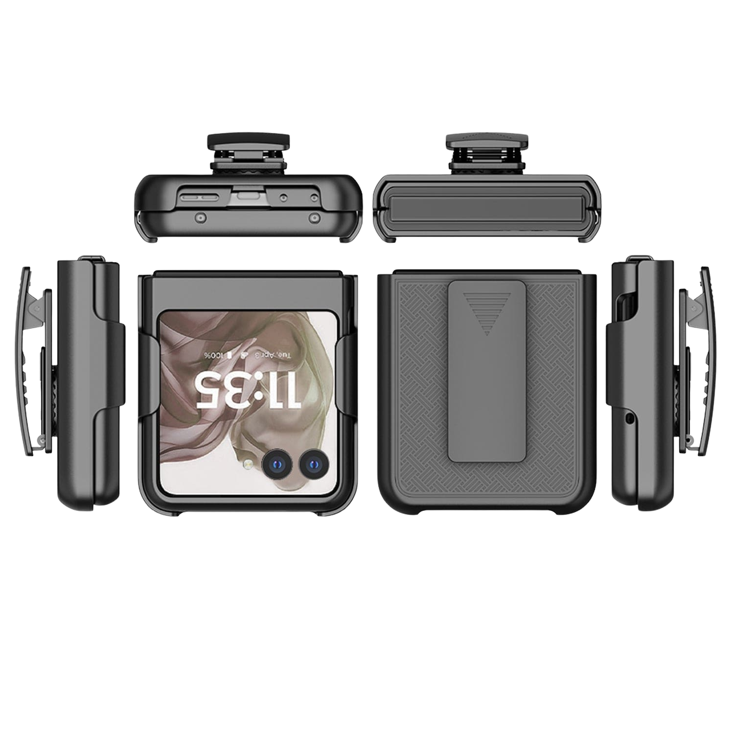 Venture Series Hard Shell Case with Belt Clip for motorola razr (2024)