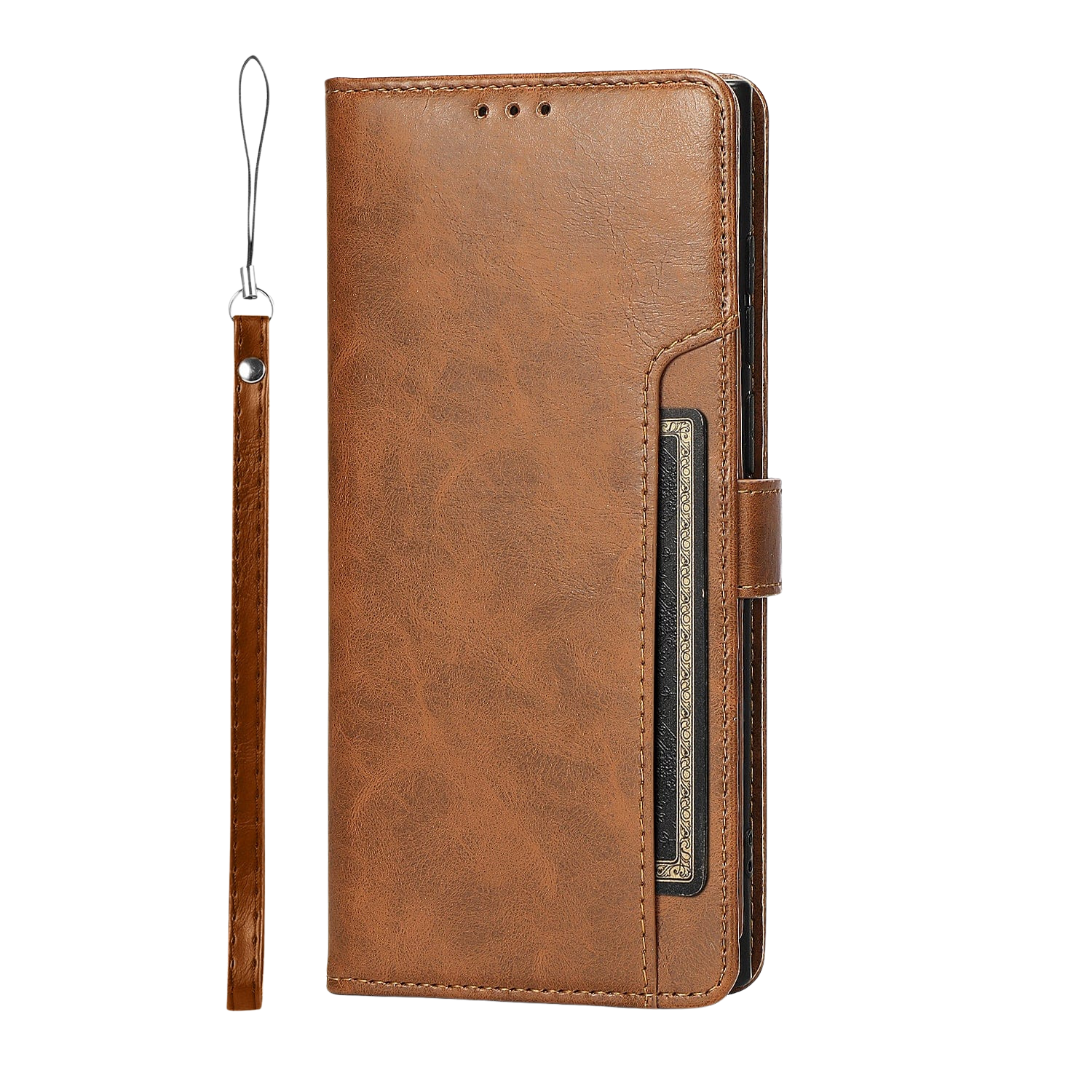 Indy Series Genuine Leather Wallet Case for Samsung Galaxy S23 Ultra