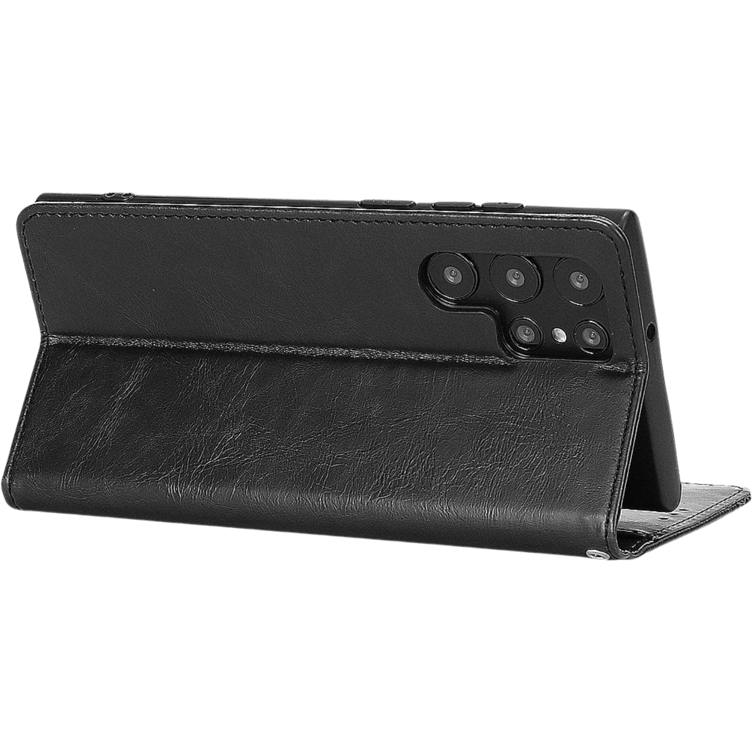 Indy Series Genuine Leather Wallet Case for Samsung Galaxy S23 Ultra