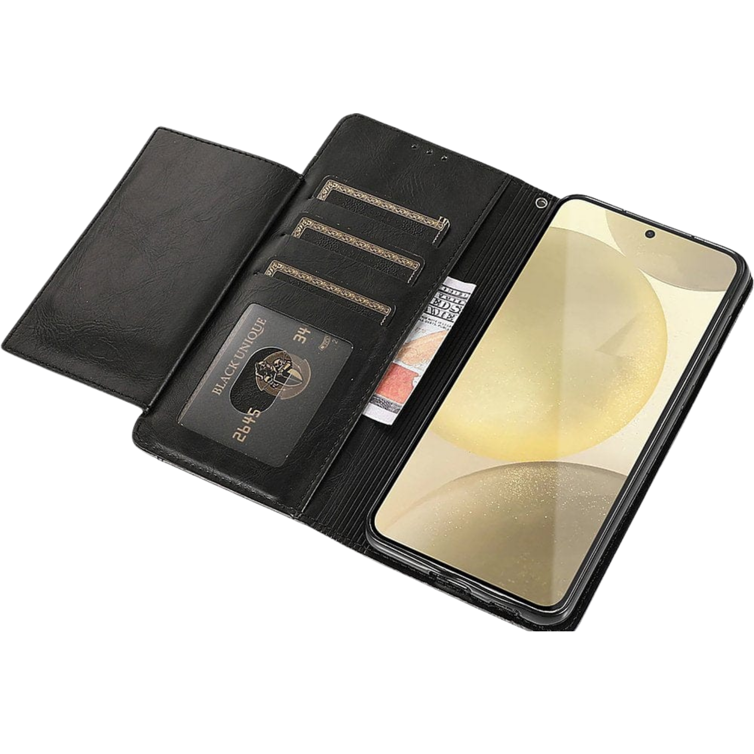 Indy Series Genuine Leather Wallet Case for Samsung Galaxy S23+