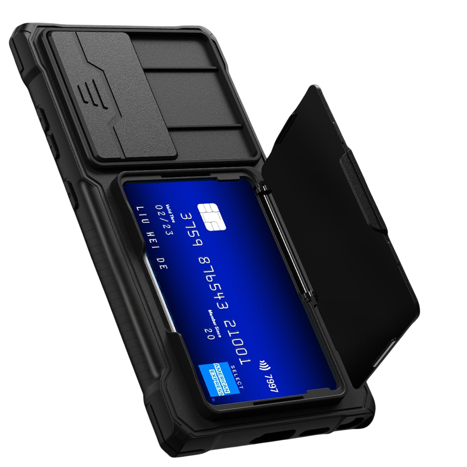Raider Series Heavy-Duty Card Slot Case for Samsung Galaxy S24 Ultra