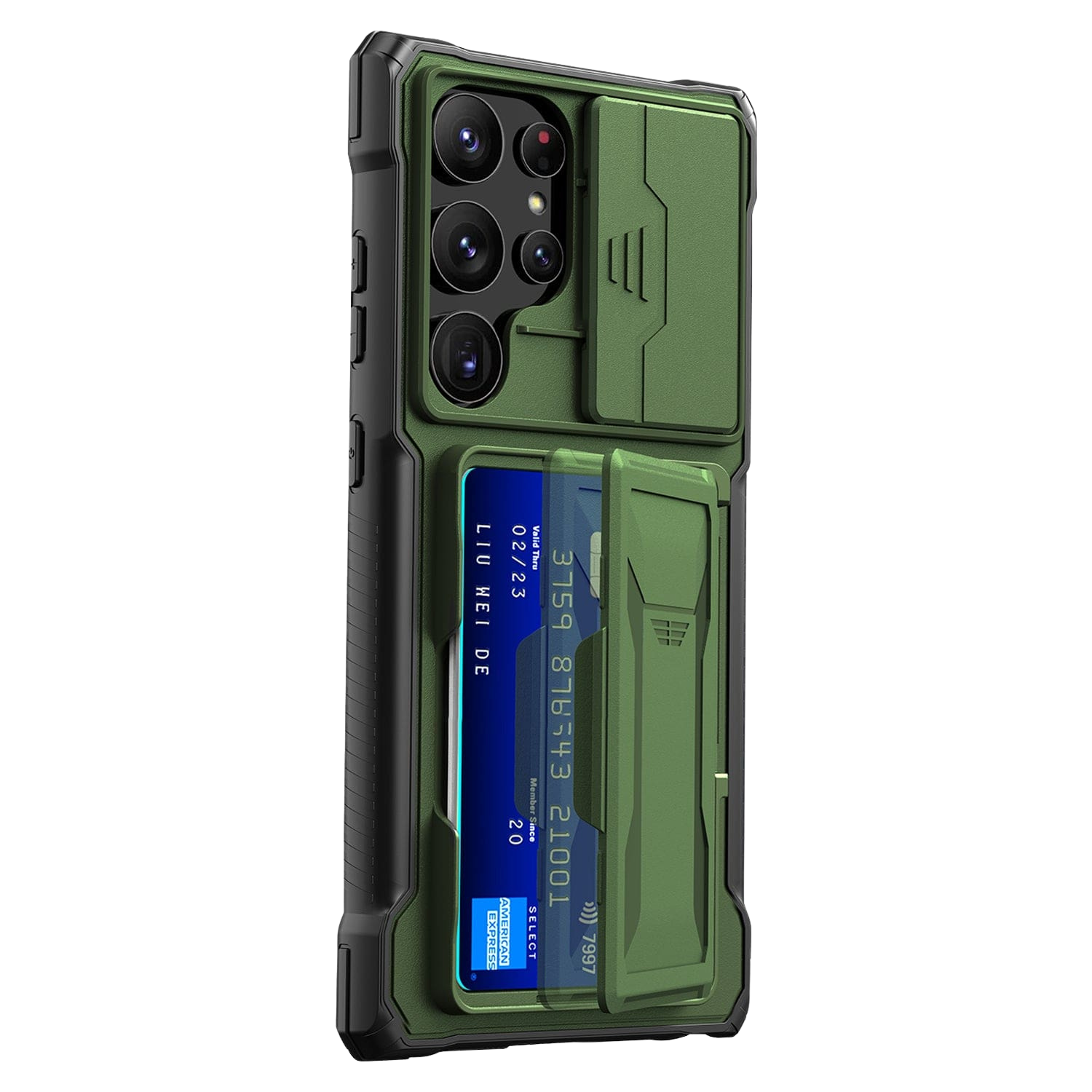 Raider Series Heavy-Duty Card Slot Case for Samsung Galaxy S24 Ultra