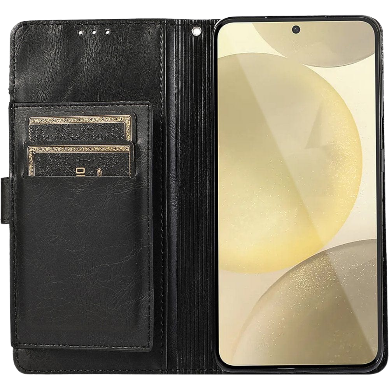 Indy Series Leather Wallet Case for Samsung Galaxy S24+