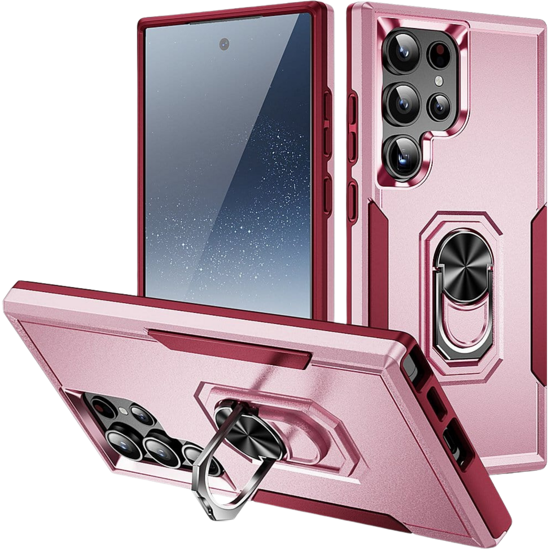 Raider Series Heavy-Duty Kickstand Case for Samsung Galaxy S24 Ultra