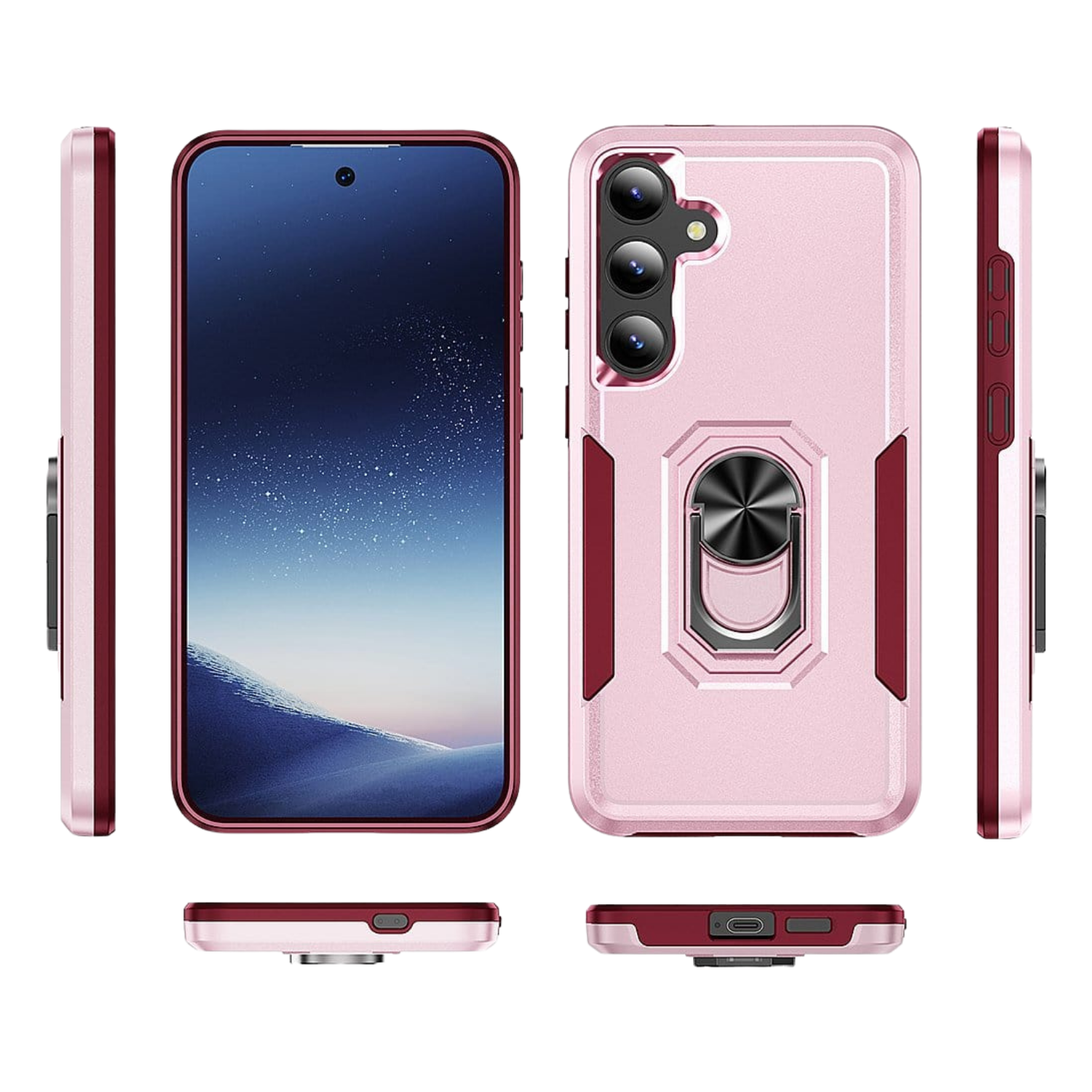 Raider Series Heavy-Duty Kickstand Case for Samsung Galaxy S24+