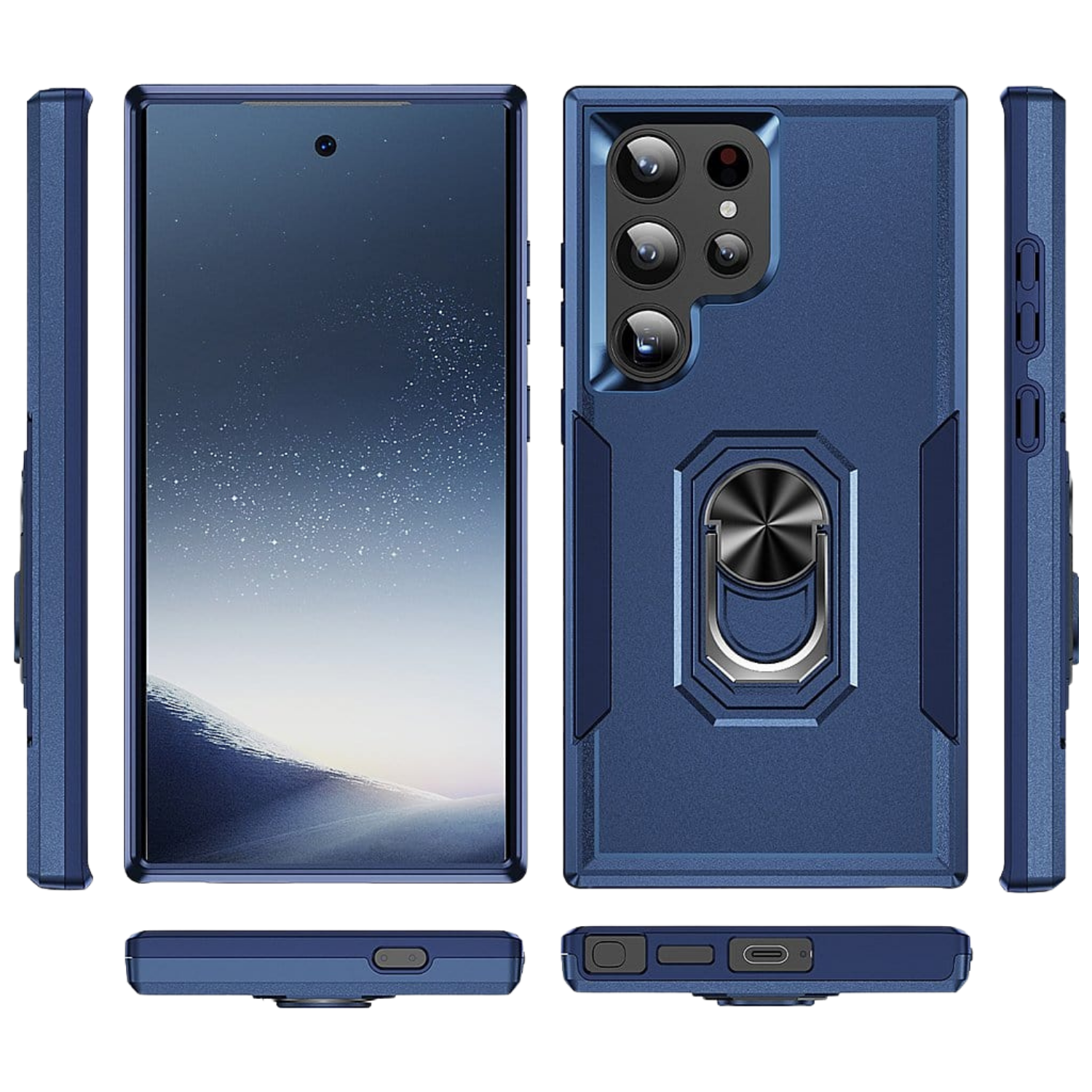 Raider Series Heavy-Duty Kickstand Case for Samsung Galaxy S24 Ultra