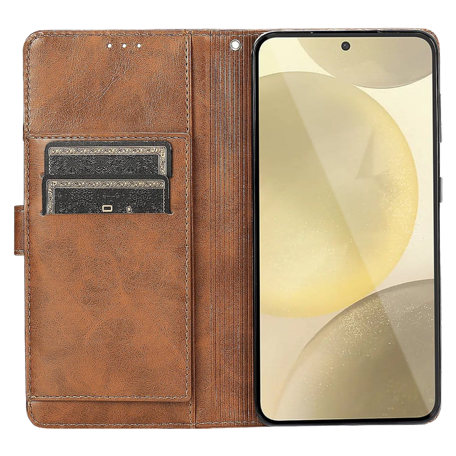 Indy Series Leather Wallet Case for Samsung Galaxy S24