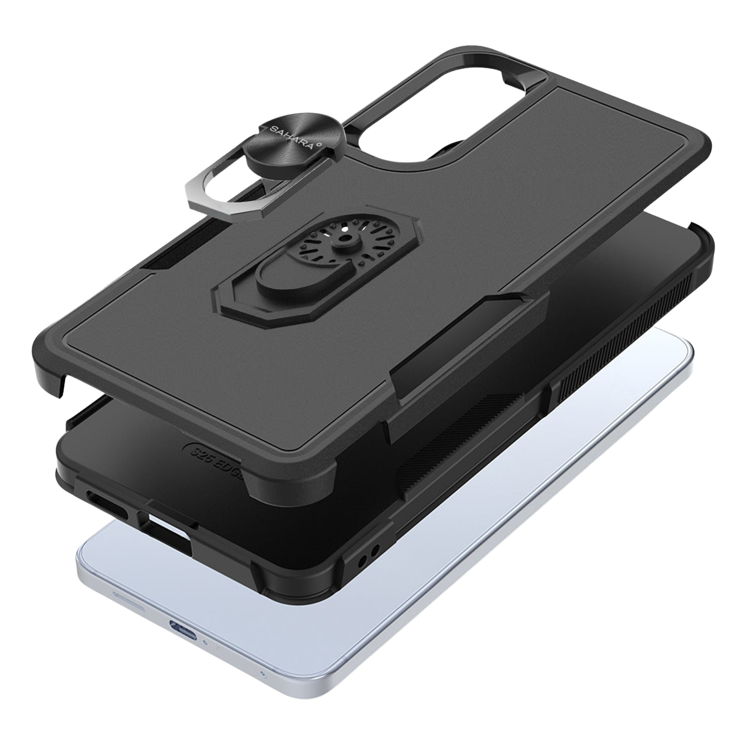 Raider Series Heavy-Duty Kickstand Case for Samsung Galaxy S25 Edge