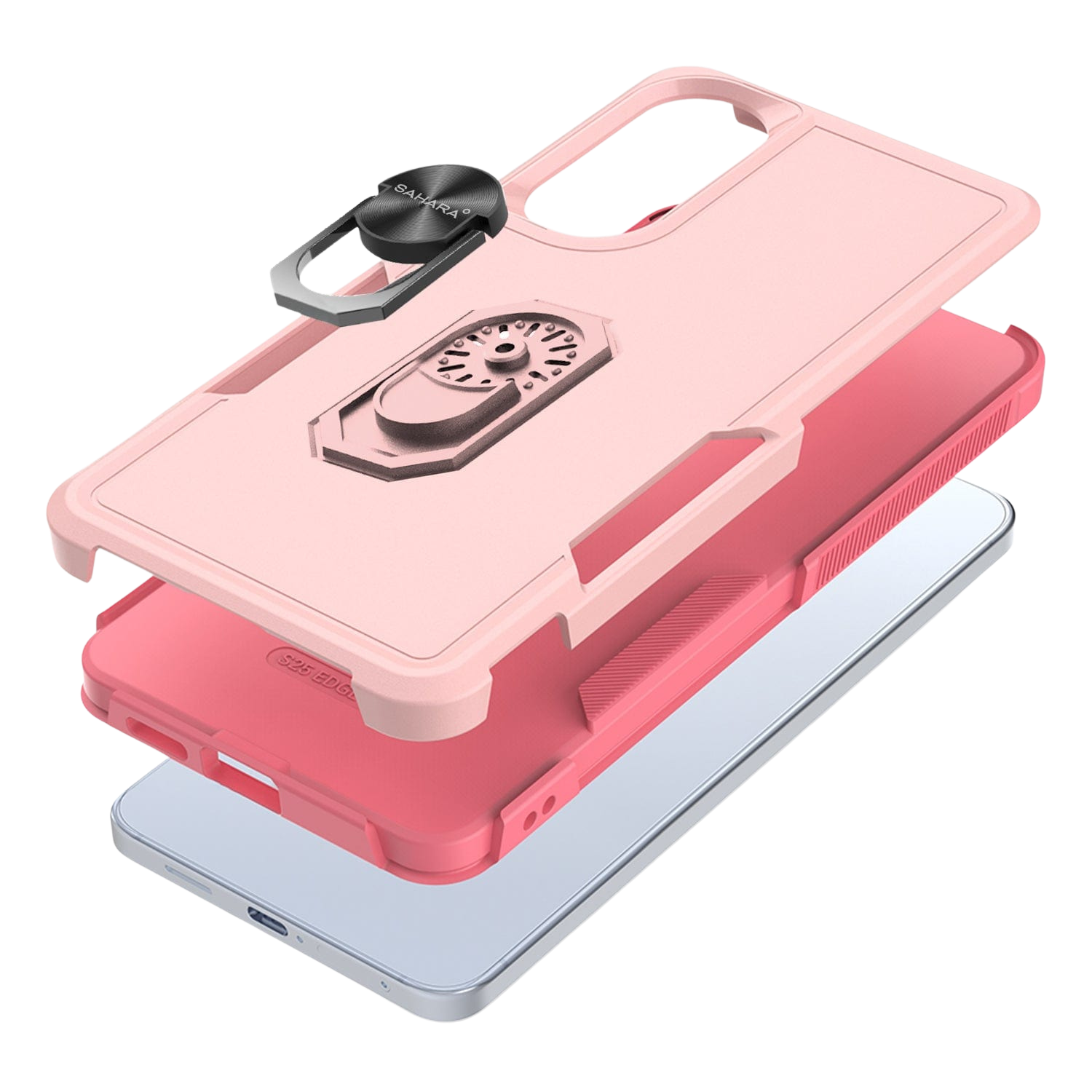 Raider Series Heavy-Duty Kickstand Case for Samsung Galaxy S25 Edge
