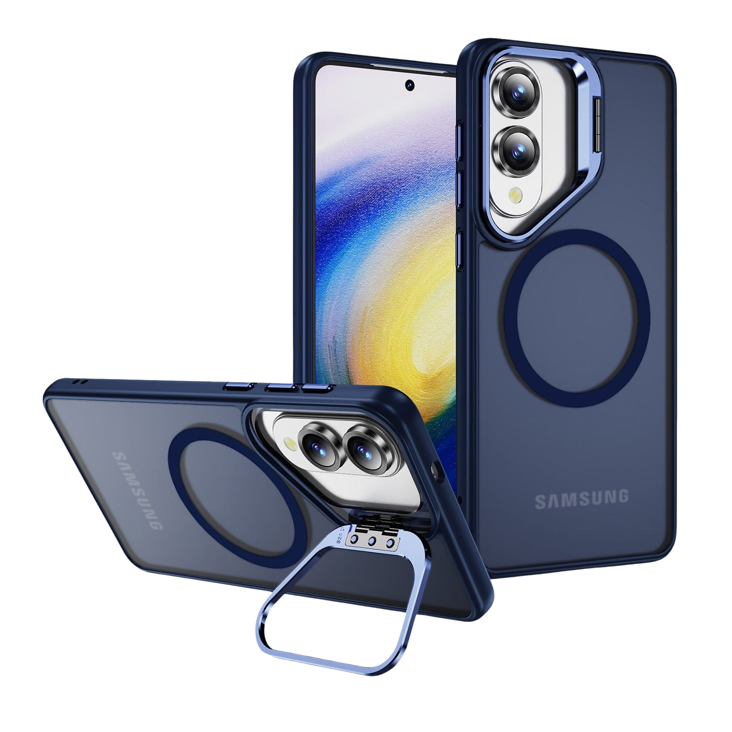 Venture Series Clear Kickstand Case for Samsung Galaxy S25 Edge