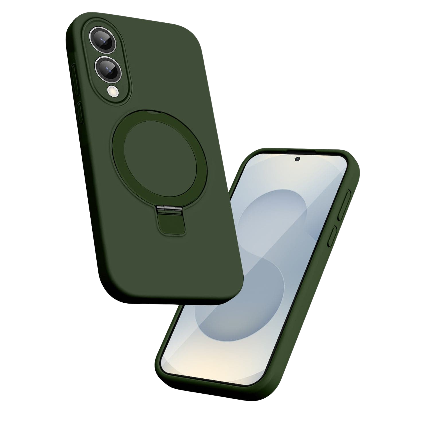 Venture Series Silicone Kickstand Case for Samsung Galaxy S25 Edge