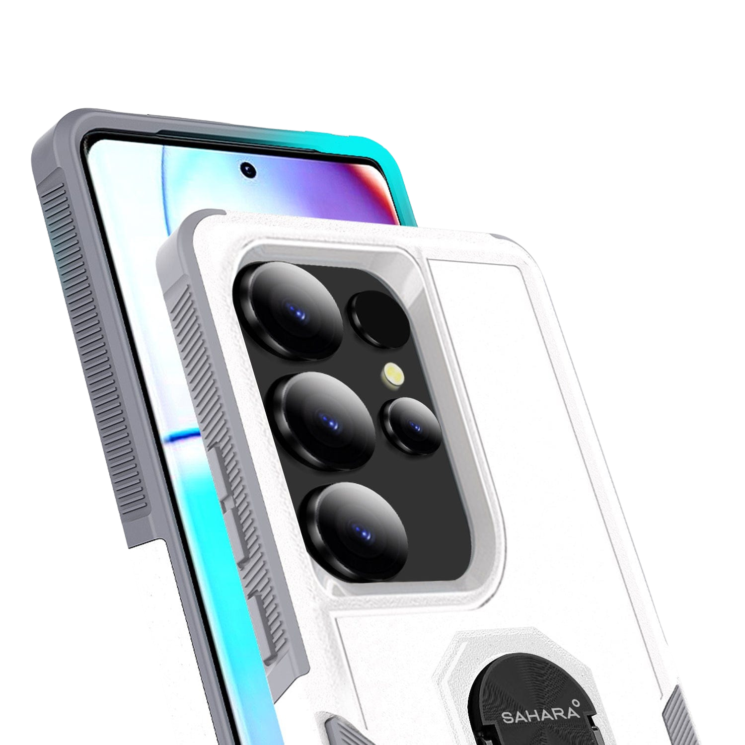 Raider Series Heavy-Duty Kickstand Case for Samsung Galaxy S25 Ultra