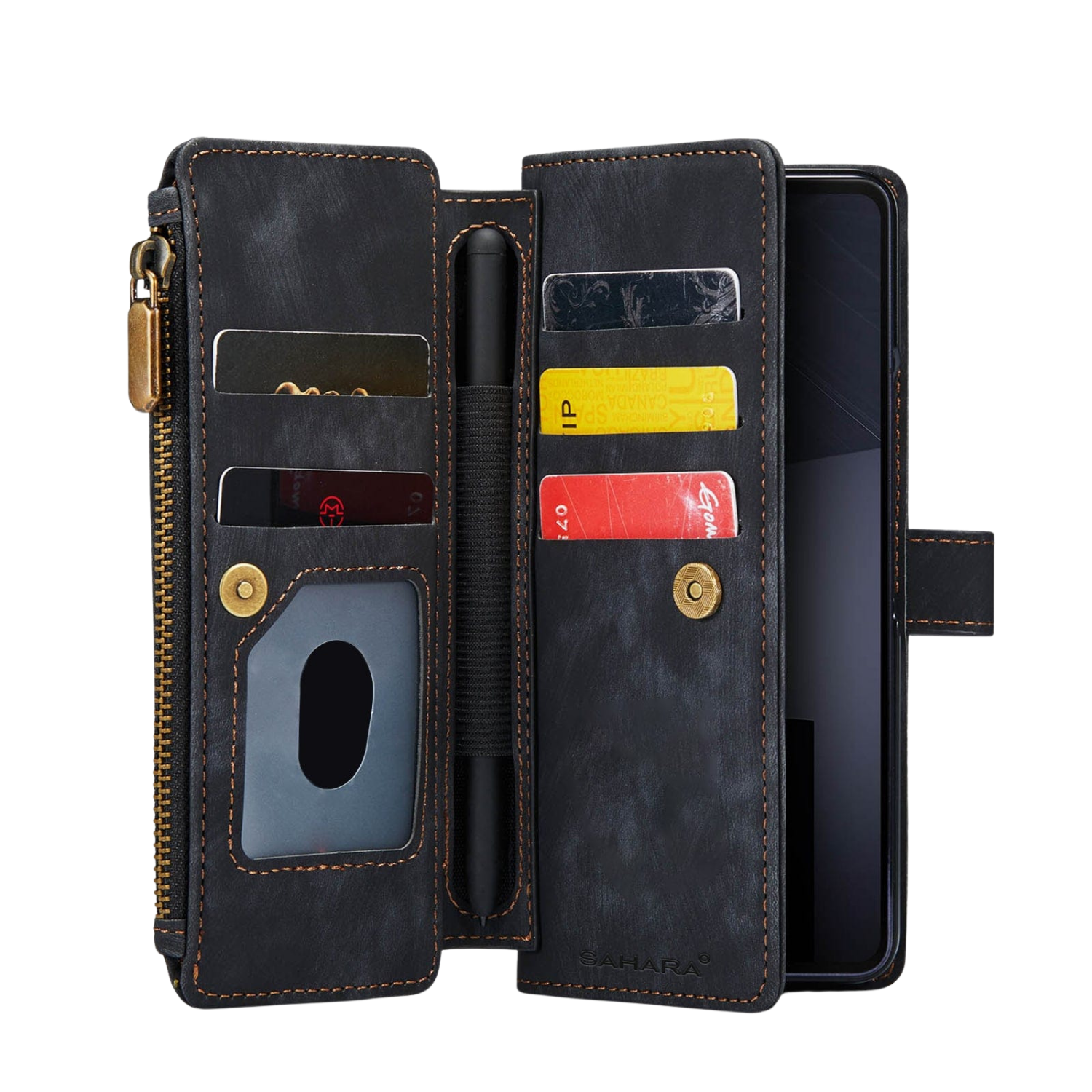 Indy Series Leather Wallet Case for Samsung Galaxy Z Fold6