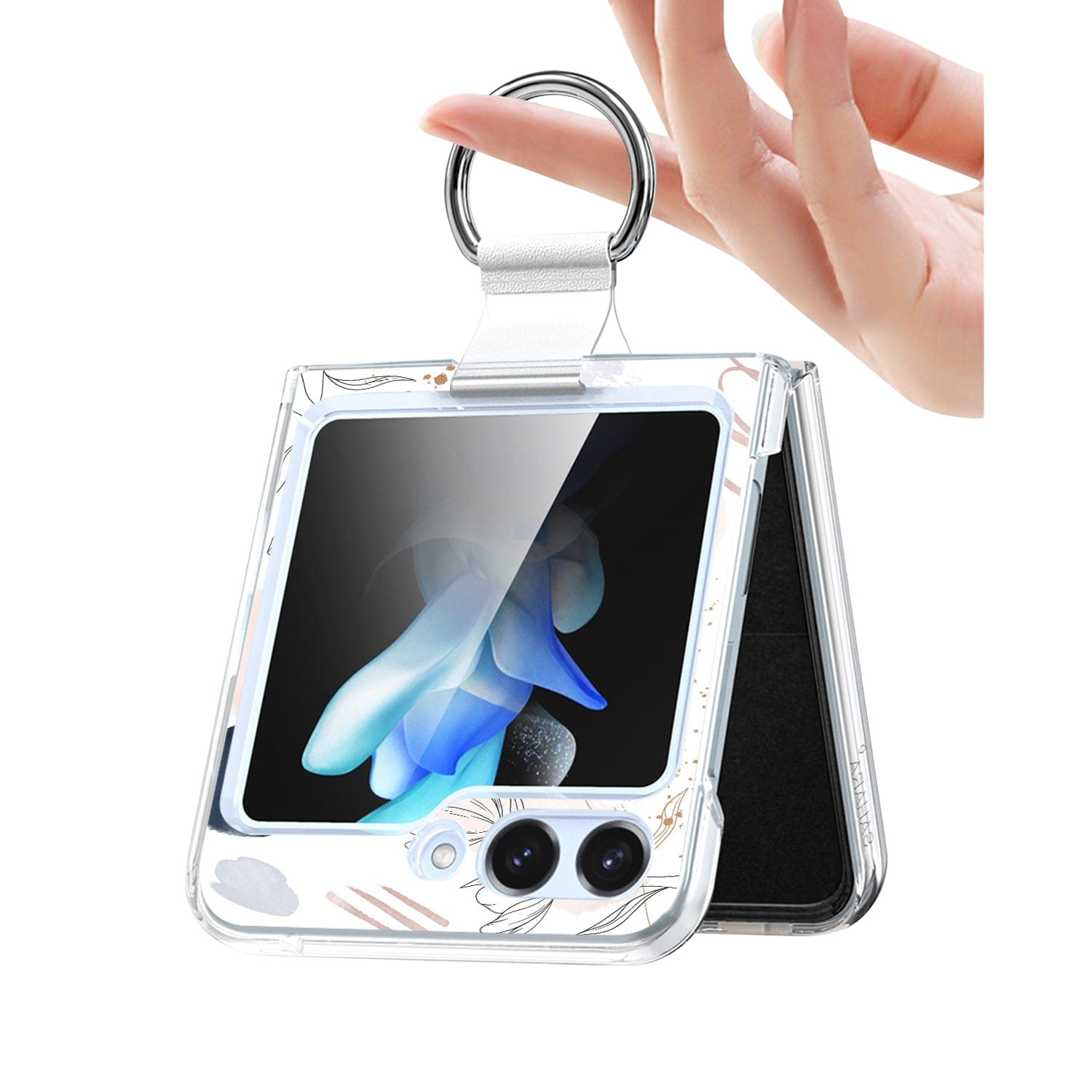 Inspire Series Floral Hard Shell Case for Samsung Galaxy Z Flip6