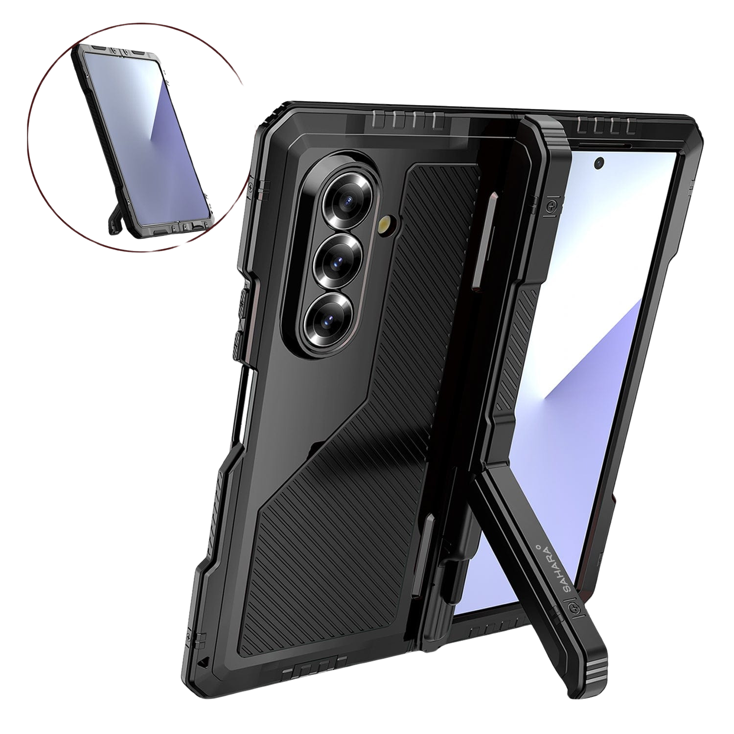 Raider Series Heavy-Duty Case with Screen Protector for Samsung Galaxy Z Fold7