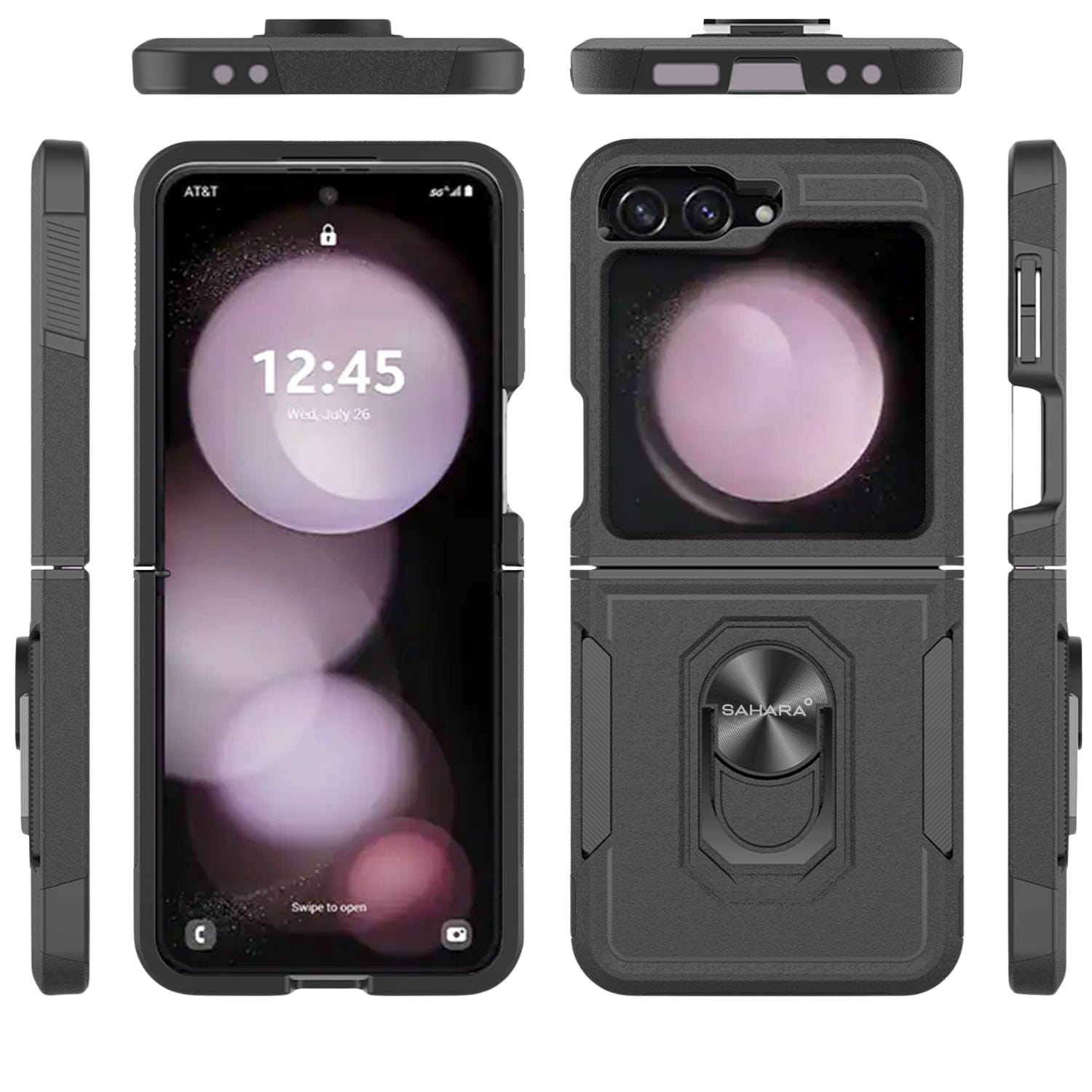 Raider Series Heavy-Duty Kickstand Case for Samsung Galaxy Z Flip7 FE