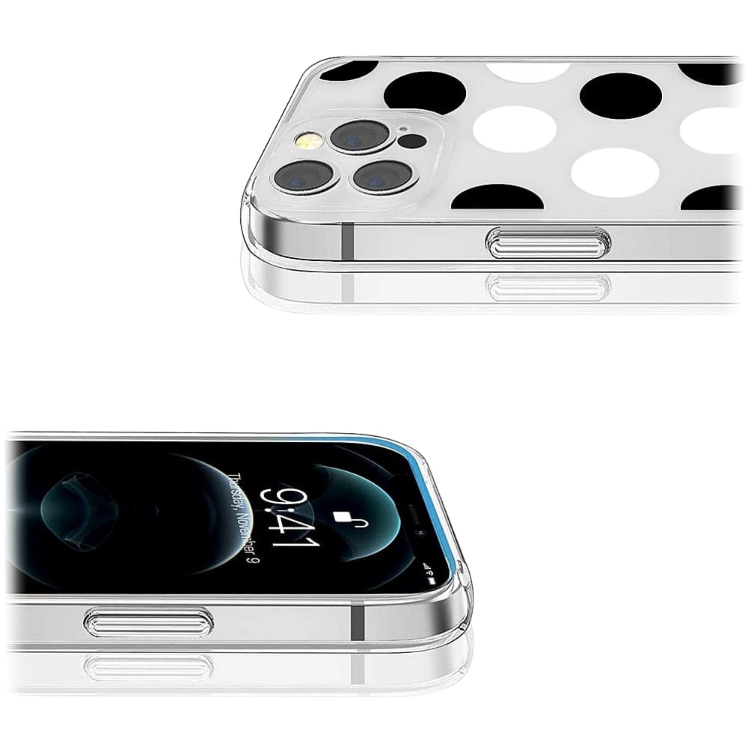 Inspire Series Polka Dot Firm Case for iPhone 14 Pro Max