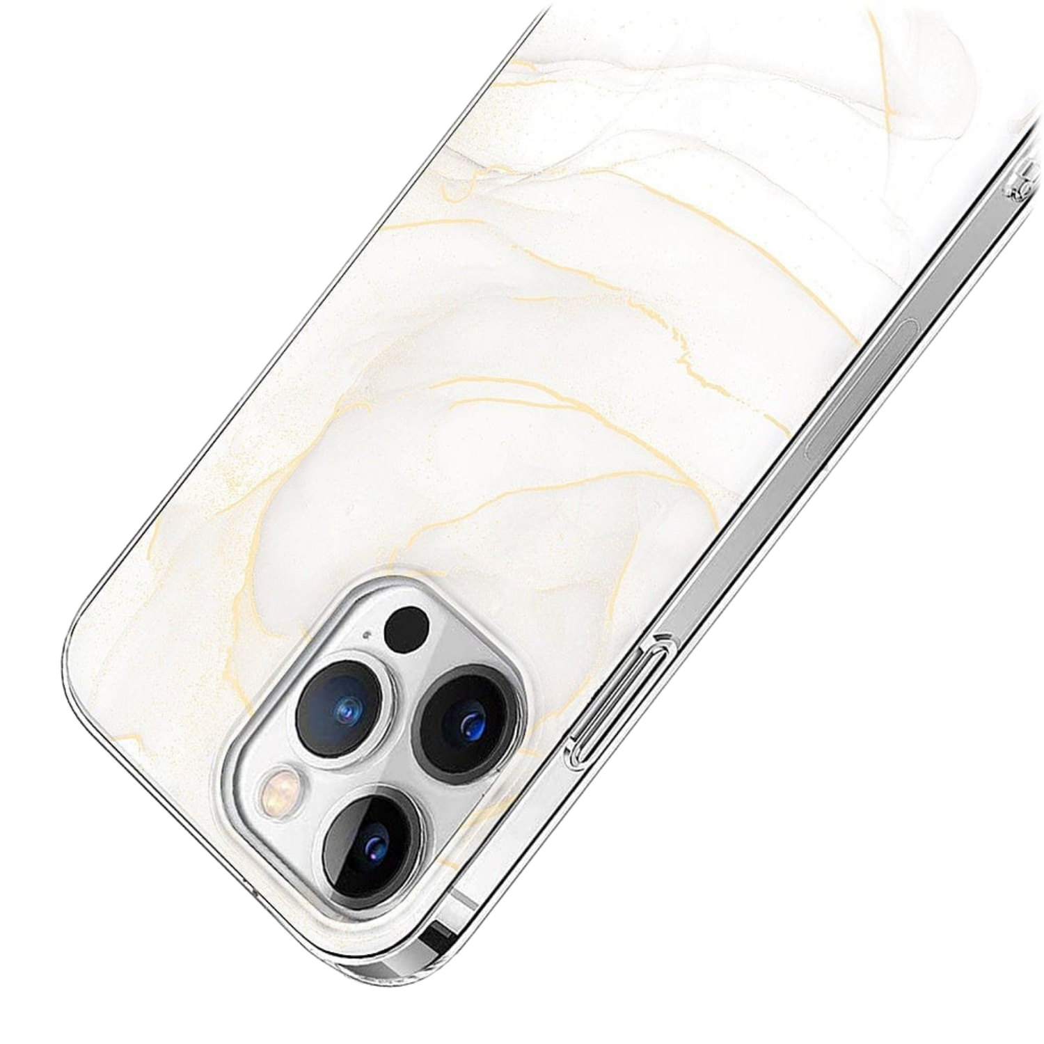 Inspire Series White Marble Case with MagSafe for iPhone 14 Pro Max