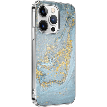 Inspire Series Blue Marble Case with MagSafe for iPhone 14 Pro